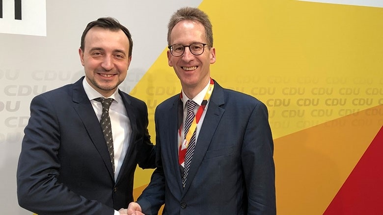 Paul Ziemiak und Detlef Seif