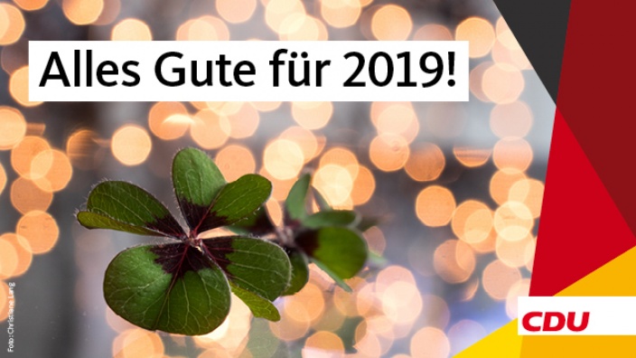 Alles Gute für 2019!