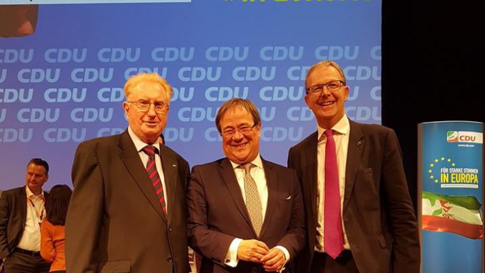 Hans Schnäpp, Armin Laschet und Axel Voss